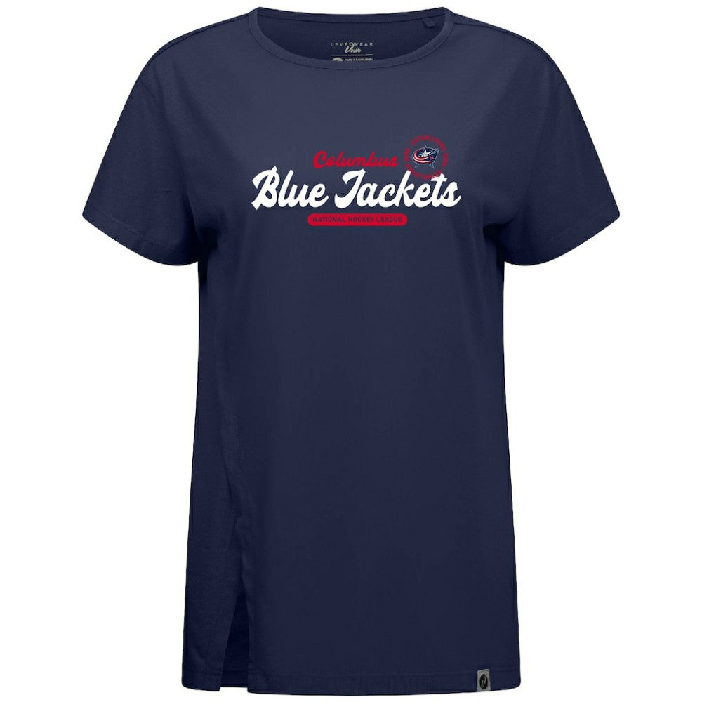Columbus Blue Jackets Levelwear Women's Influx Monument T-Shirt -  NHL T-shirts
