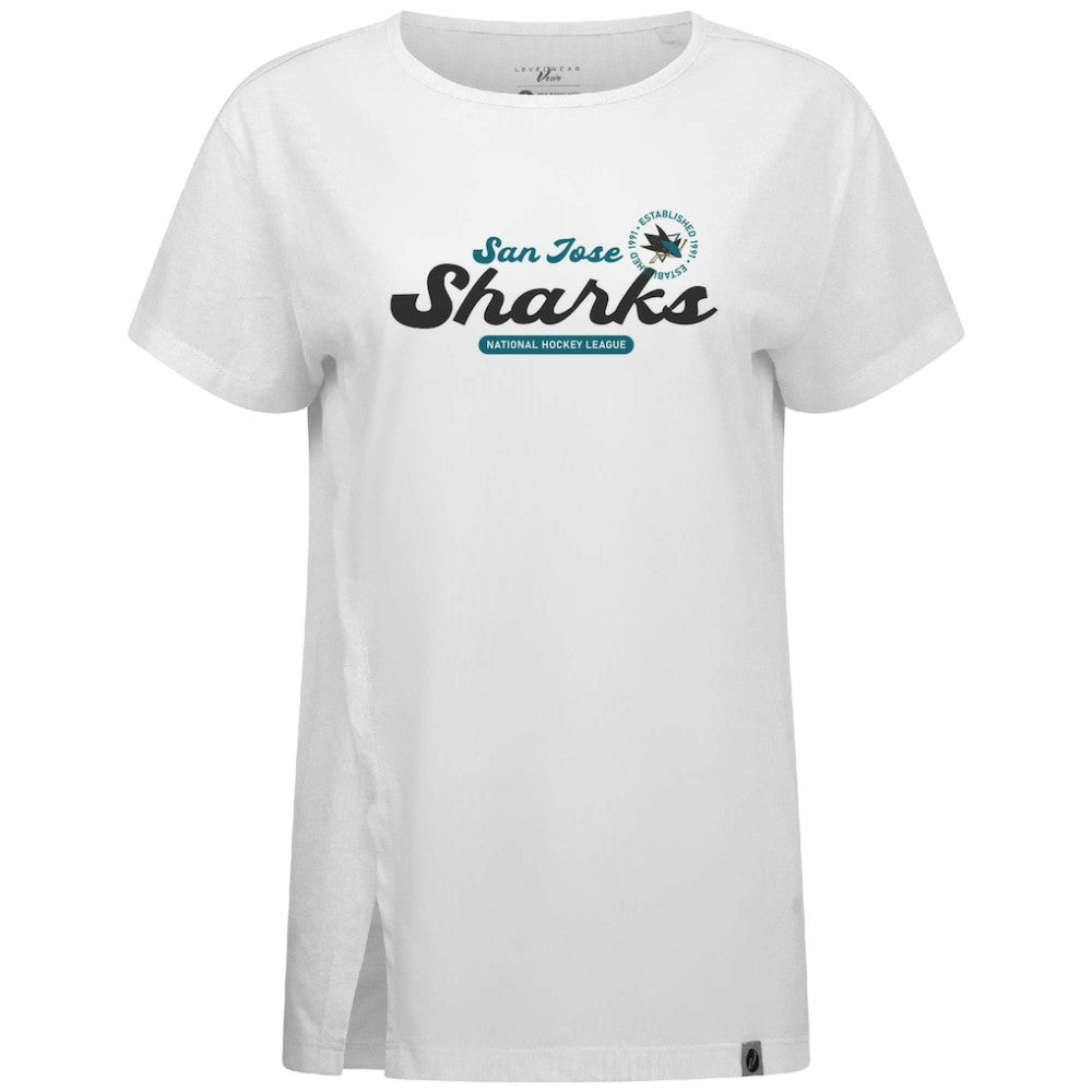 San Jose Sharks Levelwear Women's Influx Monument T-Shirt -  NHL T-shirts