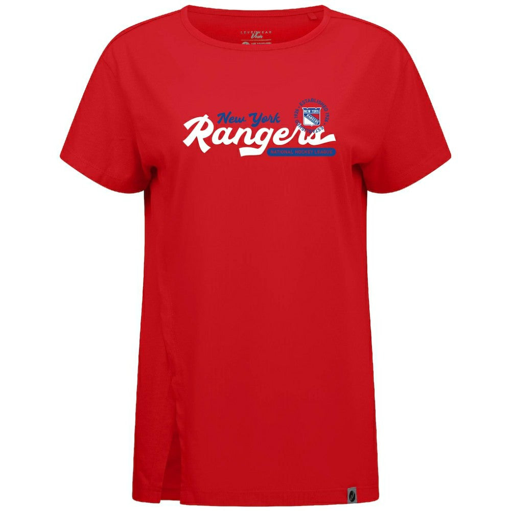 New York Rangers Levelwear Women's Influx Monument T-Shirt -  NHL T-shirts