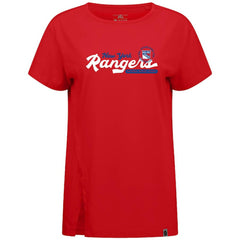 New York Rangers Levelwear Women's Influx Monument T-Shirt -  NHL T-shirts