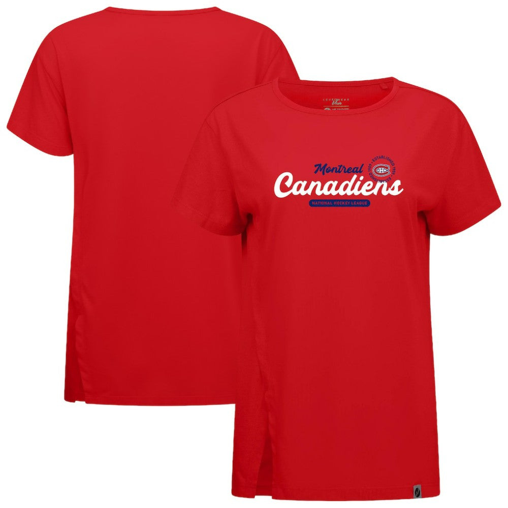 Montreal Canadiens Levelwear Women's Influx Monument T-Shirt -  NHL T-shirts