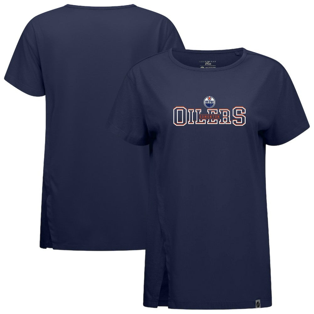 Edmonton Oilers Levelwear Women's Influx Journey T-Shirt -  NHL T-shirts