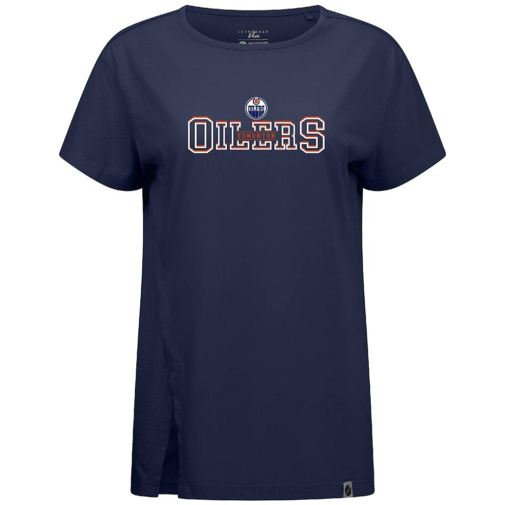 Edmonton Oilers Levelwear Women's Influx Journey T-Shirt -  NHL T-shirts