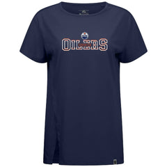 Edmonton Oilers Levelwear Women's Influx Journey T-Shirt -  NHL T-shirts