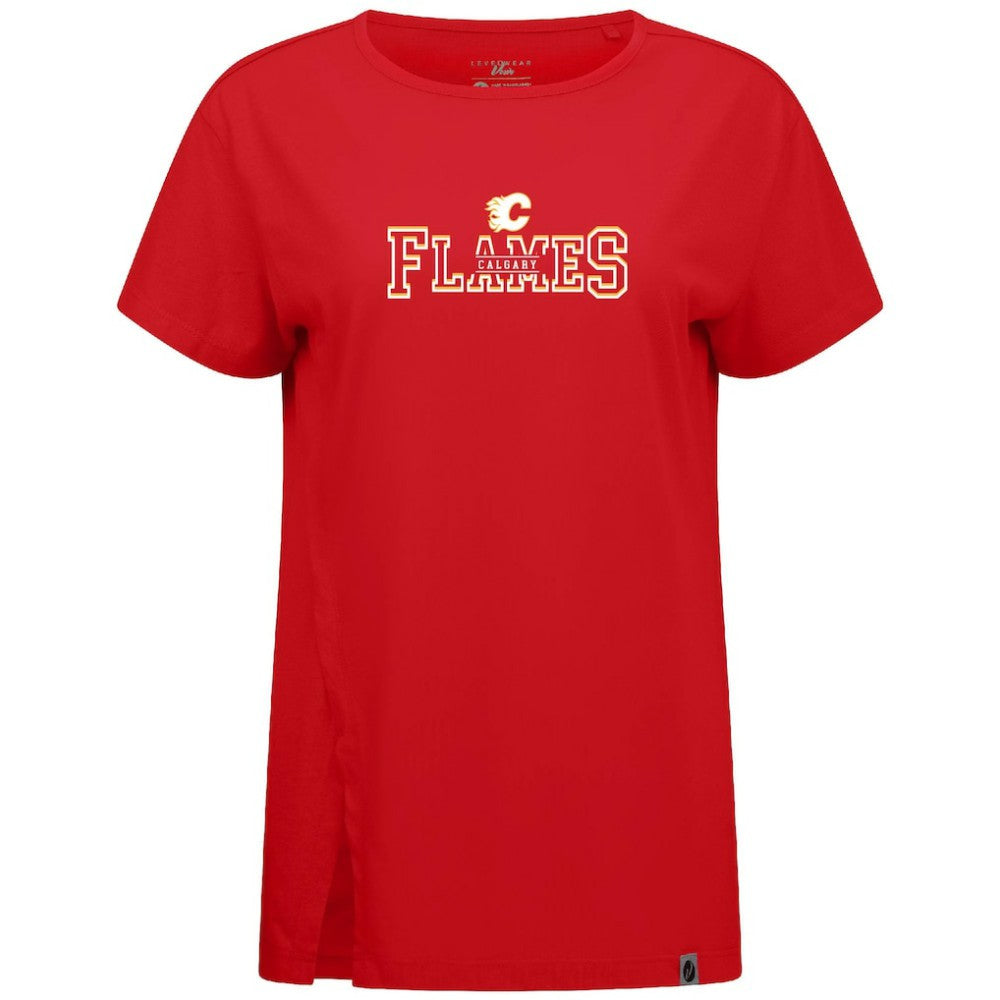 Calgary Flames Levelwear Women's Influx Journey T-Shirt -  NHL T-shirts