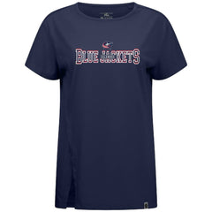 Columbus Blue Jackets Levelwear Women's Influx Journey T-Shirt -  NHL T-shirts