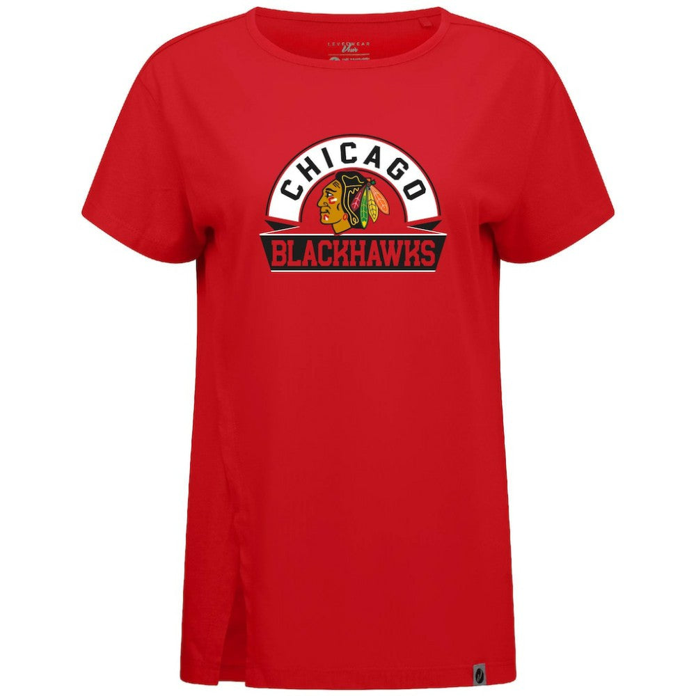 Chicago Blackhawks Levelwear Women's Influx Banner Arch T-Shirt -  NHL T-shirts