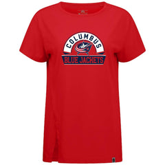 Columbus Blue Jackets Levelwear Women's Influx Banner Arch T-Shirt -  NHL T-shirts