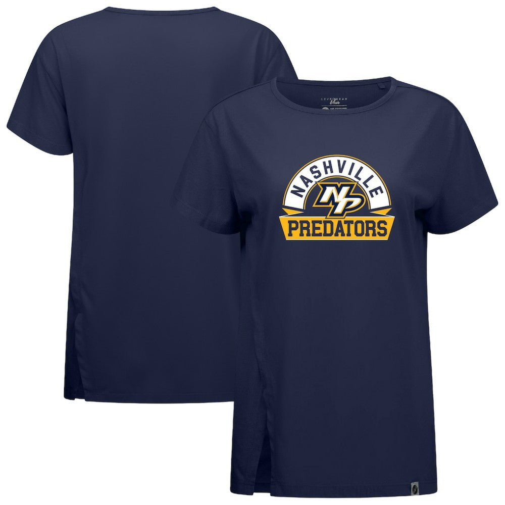Nashville Predators Levelwear Women's Influx Banner Arch T-Shirt -  NHL T-shirts