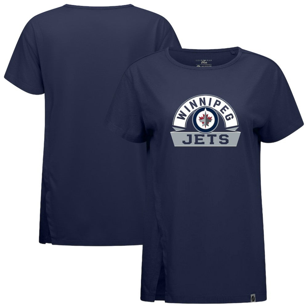 Winnipeg Jets Levelwear Women's Influx Banner Arch T-Shirt -  NHL T-shirts