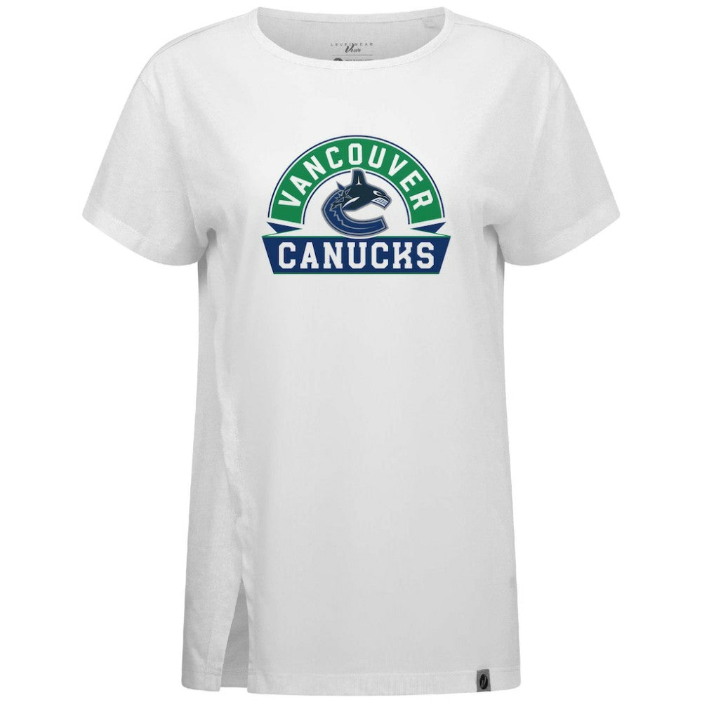Vancouver Canucks Levelwear Women's Influx Banner Arch T-Shirt -  NHL T-shirts