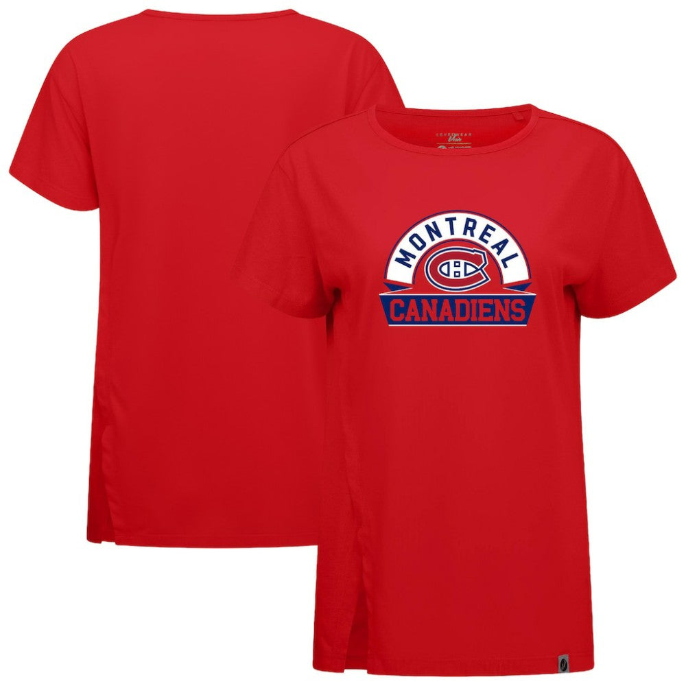 Montreal Canadiens Levelwear Women's Influx Banner Arch T-Shirt -  NHL T-shirts