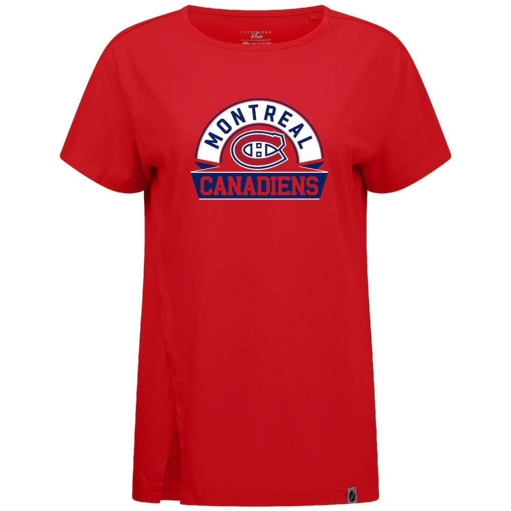 Montreal Canadiens Levelwear Women's Influx Banner Arch T-Shirt -  NHL T-shirts
