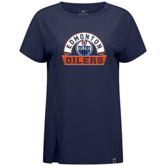 Edmonton Oilers Levelwear Women's Influx Banner Arch T-Shirt -  NHL T-shirts