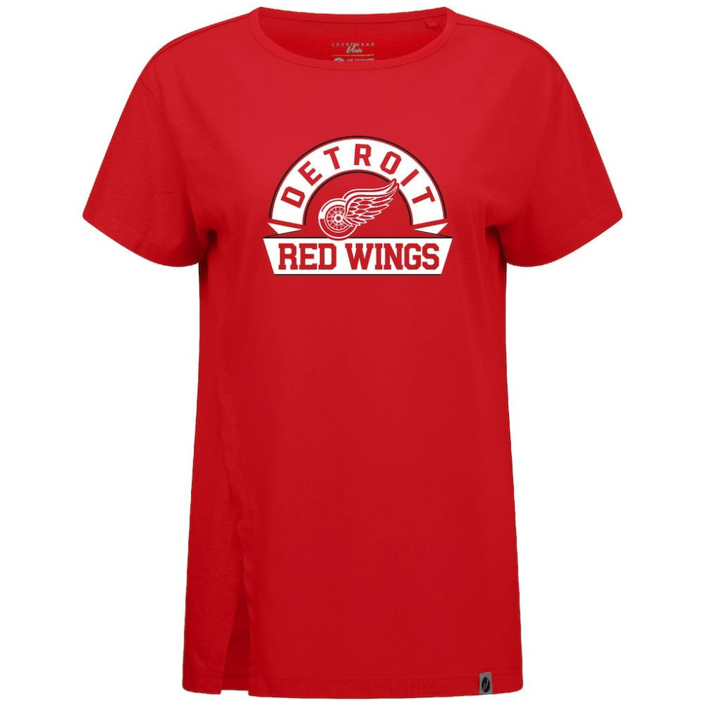 Detroit Red Wings Levelwear Women's Influx Banner Arch T-Shirt -  NHL T-shirts