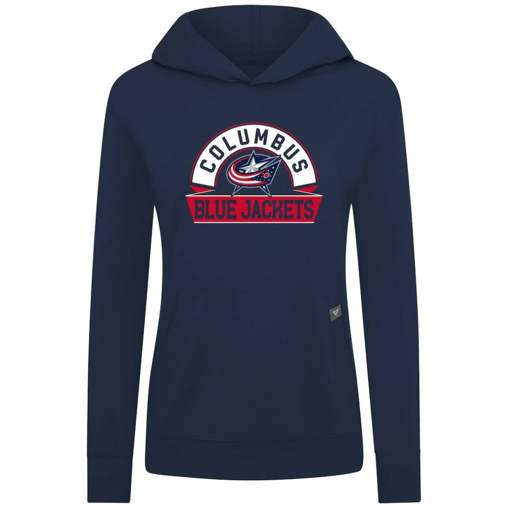 Columbus Blue Jackets Levelwear Women's Relay Banner Arch Pullover Hoodie -  NHL Hoodies