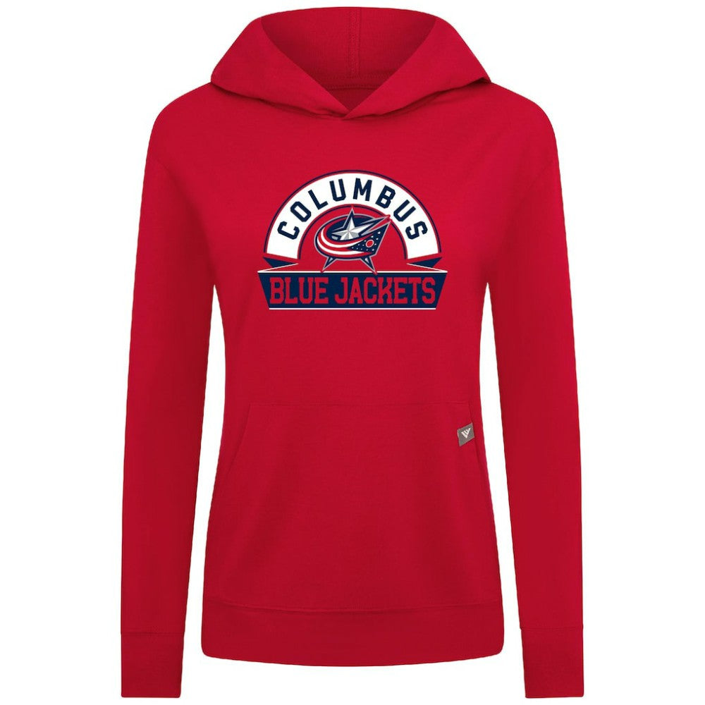 Columbus Blue Jackets Levelwear Women's Relay Banner Arch Pullover Hoodie -  NHL Hoodies