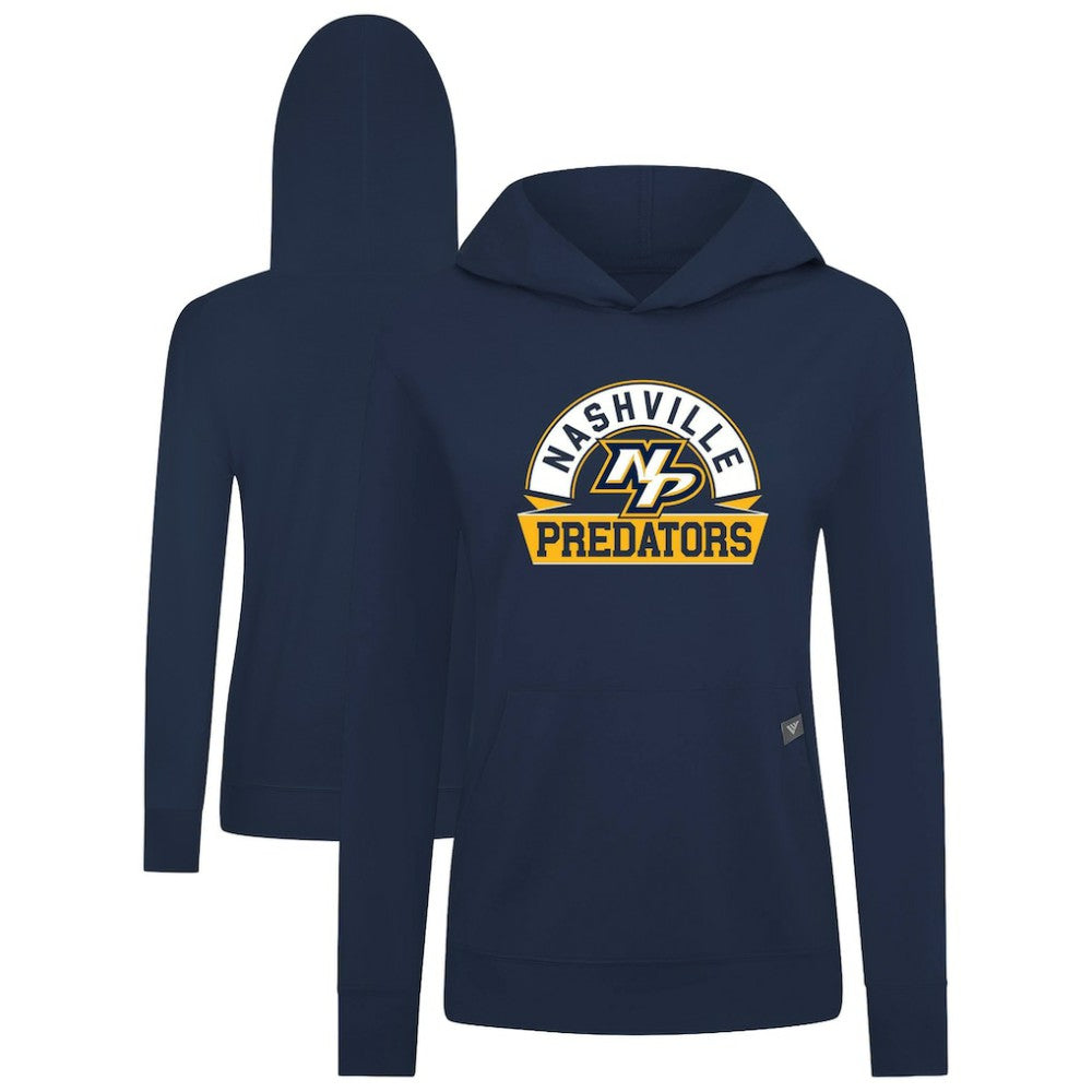 Nashville Predators Levelwear Women's Relay Banner Arch Pullover Hoodie -  NHL Hoodies