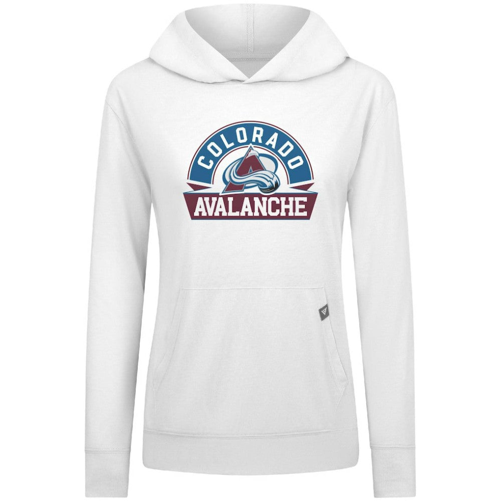 Colorado Avalanche Levelwear Women's Relay Banner Arch Pullover Hoodie -  NHL Hoodies