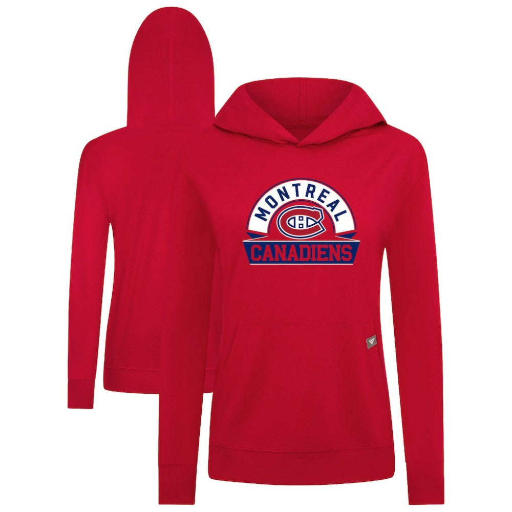 Montreal Canadiens Levelwear Women's Relay Banner Arch Pullover Hoodie -  NHL Hoodies