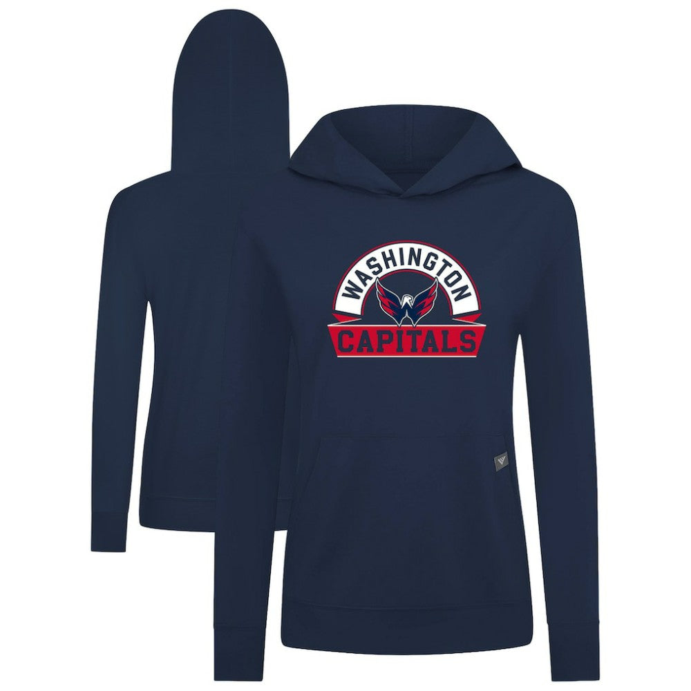 Washington Capitals Levelwear Women's Relay Banner Arch Pullover Hoodie -  NHL Hoodies