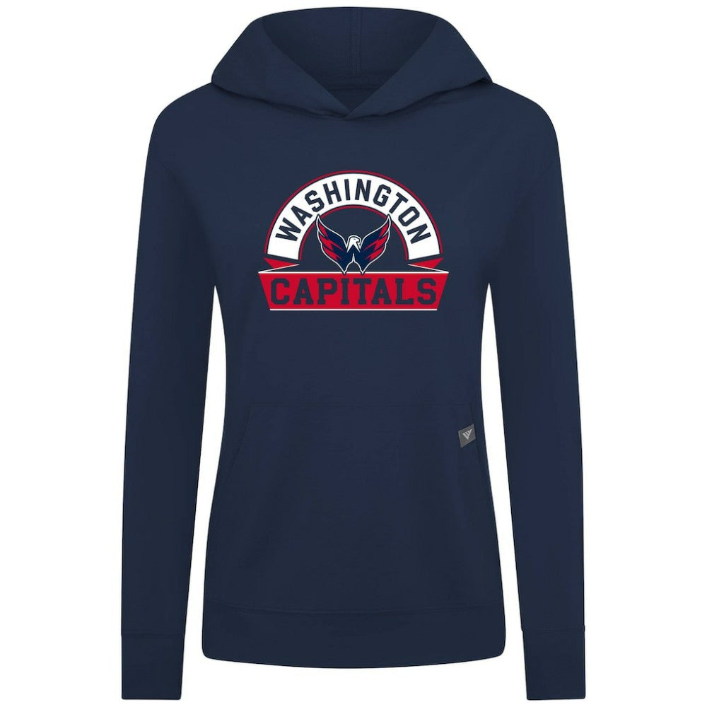 Washington Capitals Levelwear Women's Relay Banner Arch Pullover Hoodie -  NHL Hoodies