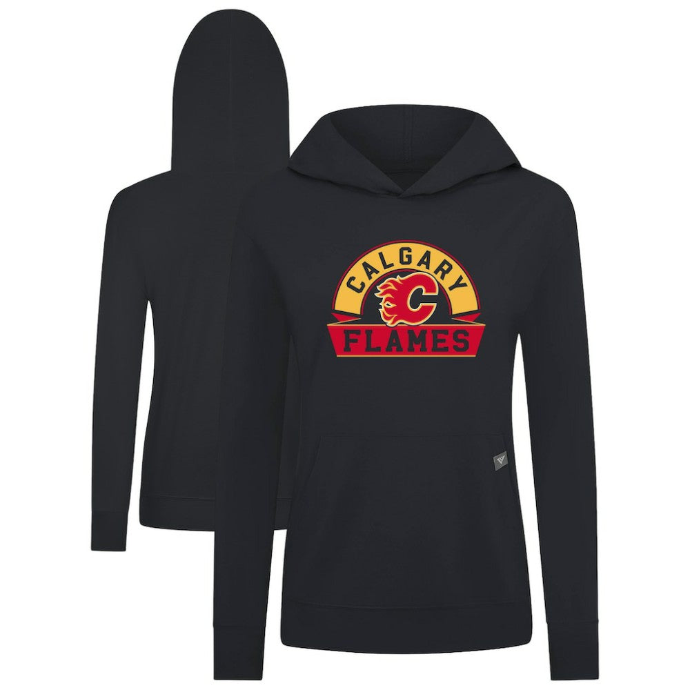 Calgary Flames Levelwear Women's Relay Banner Arch Pullover Hoodie -  NHL Hoodies