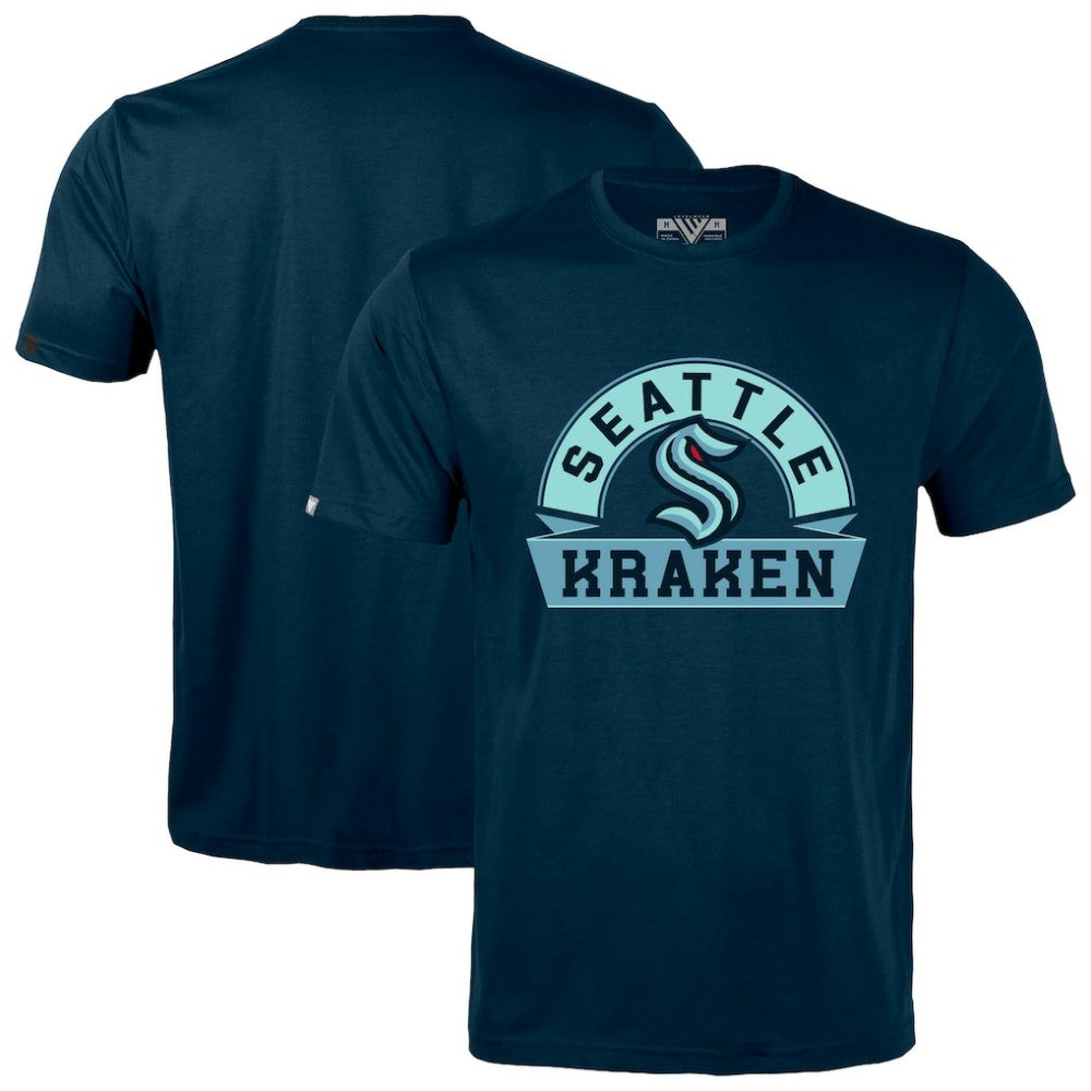 Seattle Kraken Levelwear Richmond Banner Arch T-Shirt -  NHL T-shirts