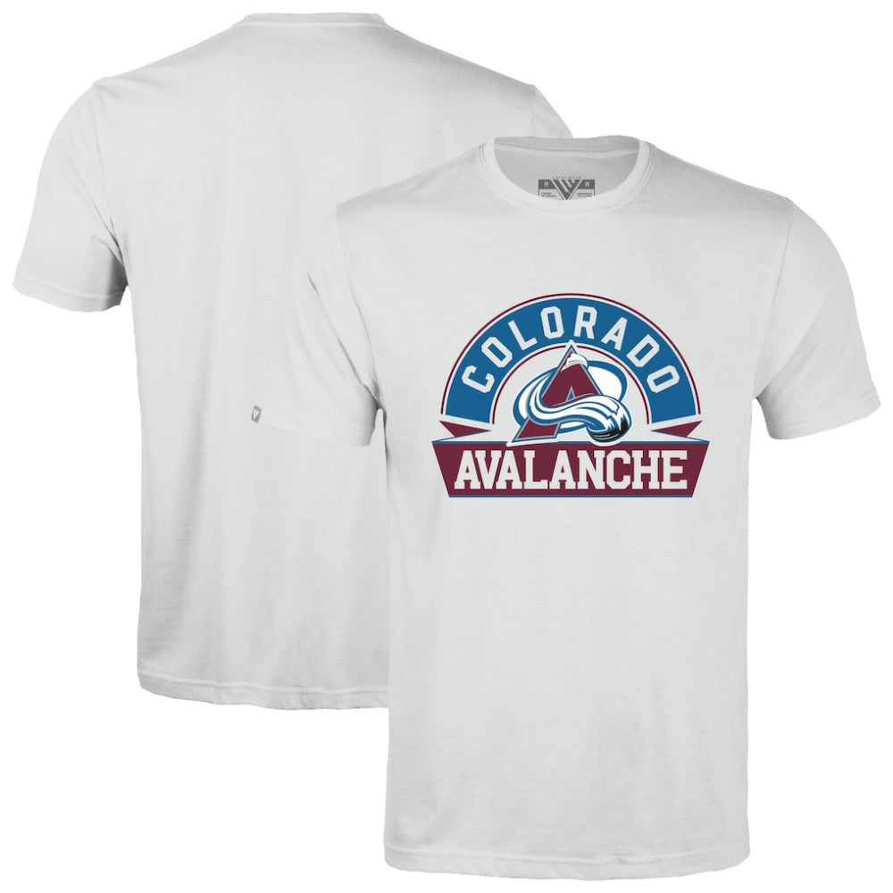 Colorado Avalanche Levelwear Richmond Banner Arch T-Shirt -  NHL T-shirts