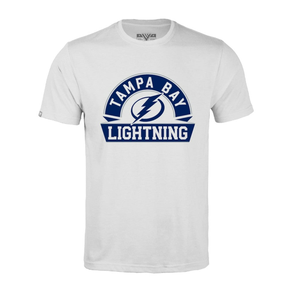 Tampa Bay Lightning Levelwear Richmond Banner Arch T-Shirt -  NHL T-shirts