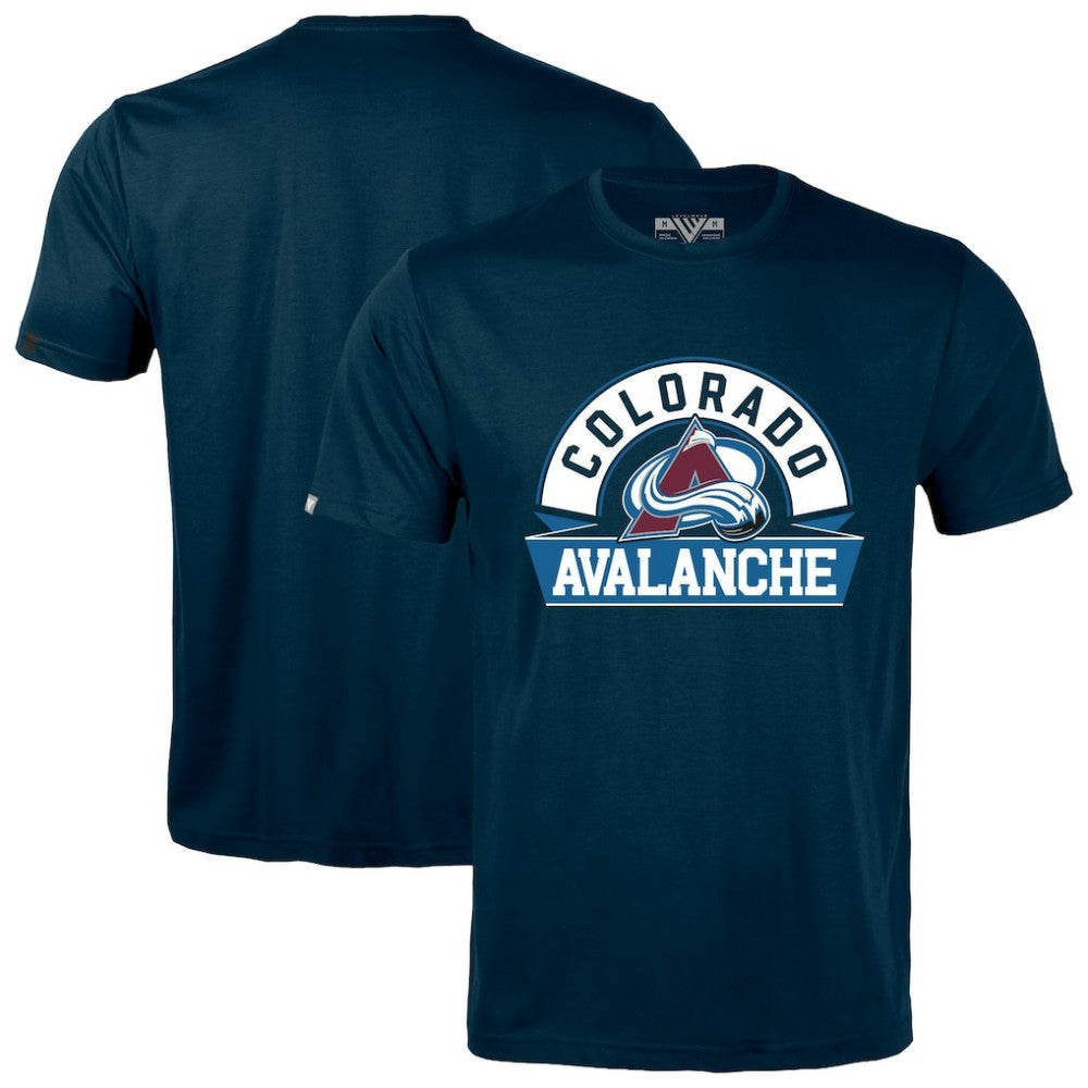 Colorado Avalanche Levelwear Richmond Banner Arch T-Shirt -  NHL T-shirts
