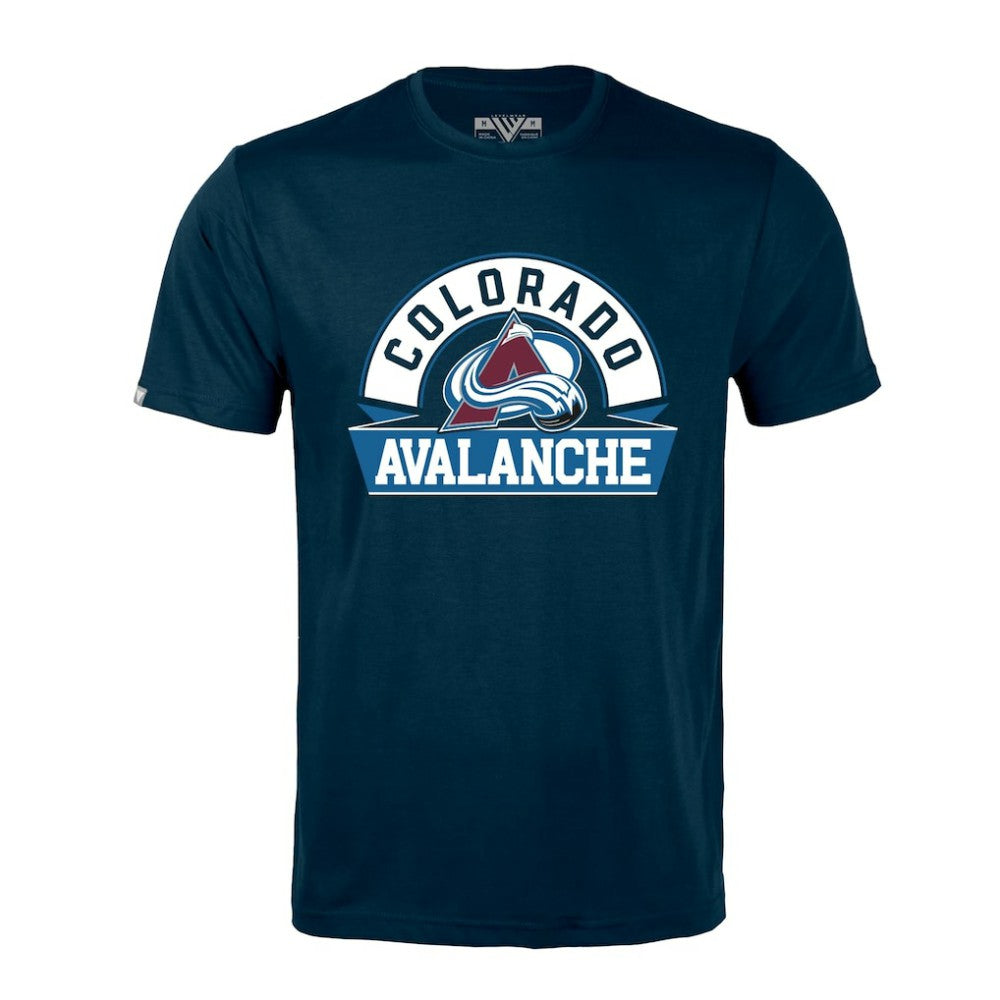 Colorado Avalanche Levelwear Richmond Banner Arch T-Shirt -  NHL T-shirts