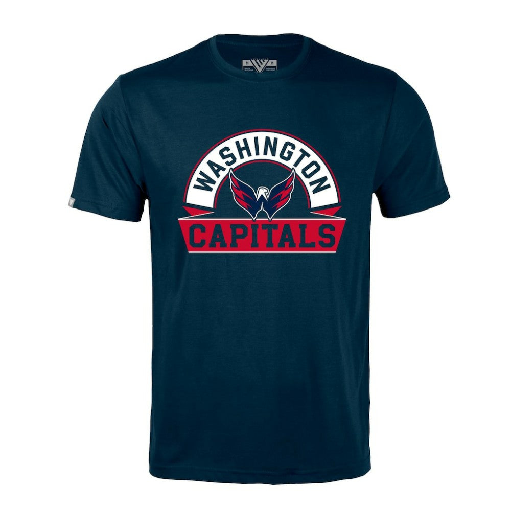 Washington Capitals Levelwear Richmond Banner Arch T-Shirt -  NHL T-shirts