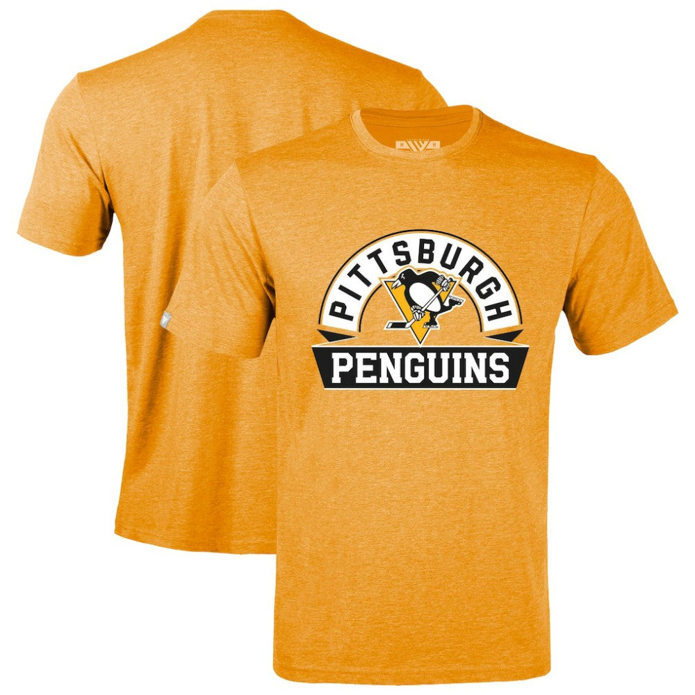 Pittsburgh Penguins Levelwear Richmond Banner Arch T-Shirt -  NHL T-shirts