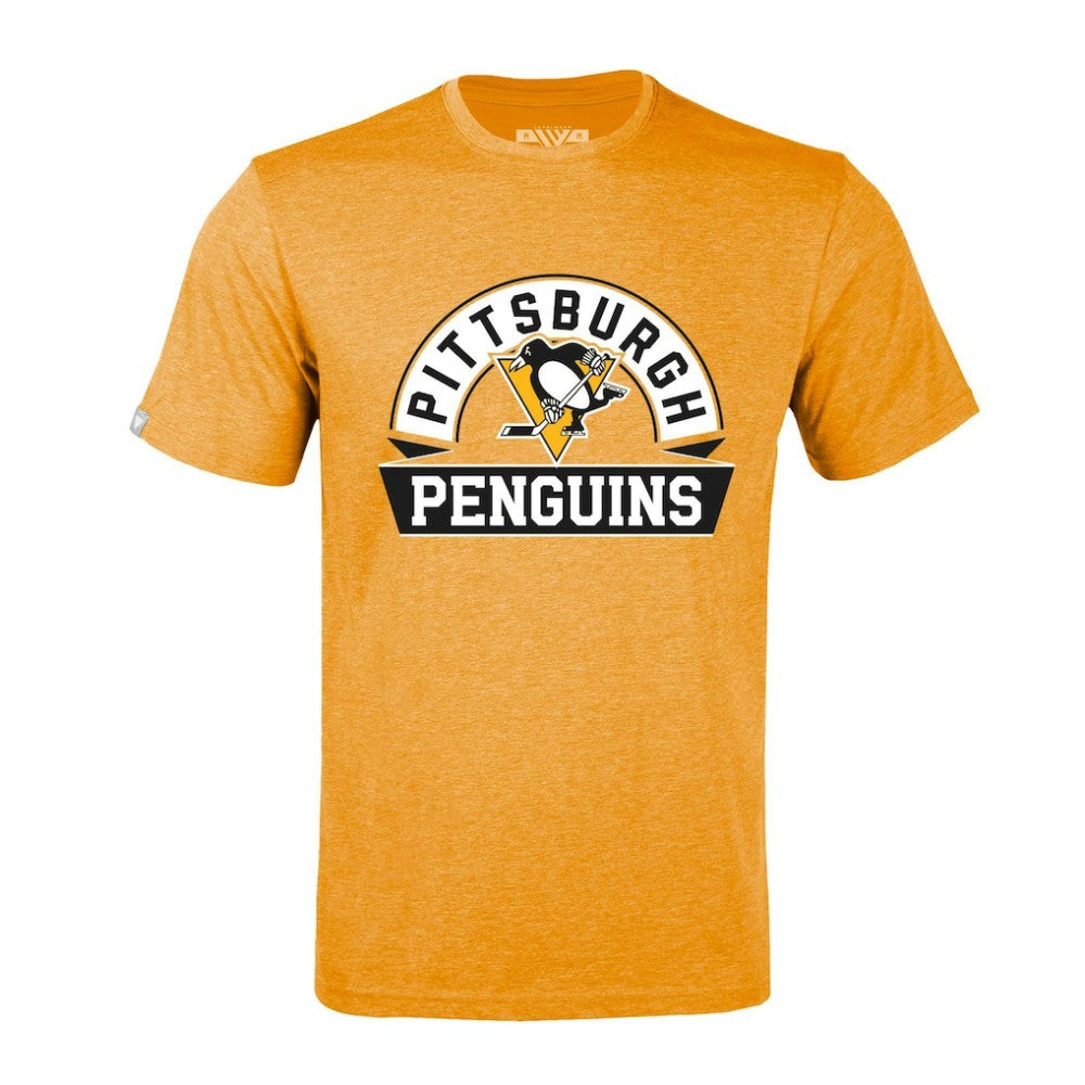 Pittsburgh Penguins Levelwear Richmond Banner Arch T-Shirt -  NHL T-shirts
