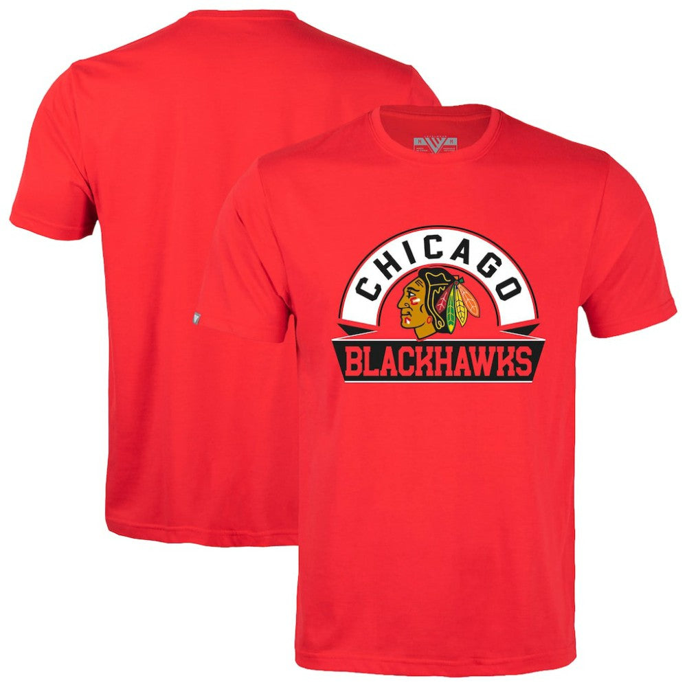 Chicago Blackhawks Levelwear Richmond Banner Arch T-Shirt -  NHL T-shirts