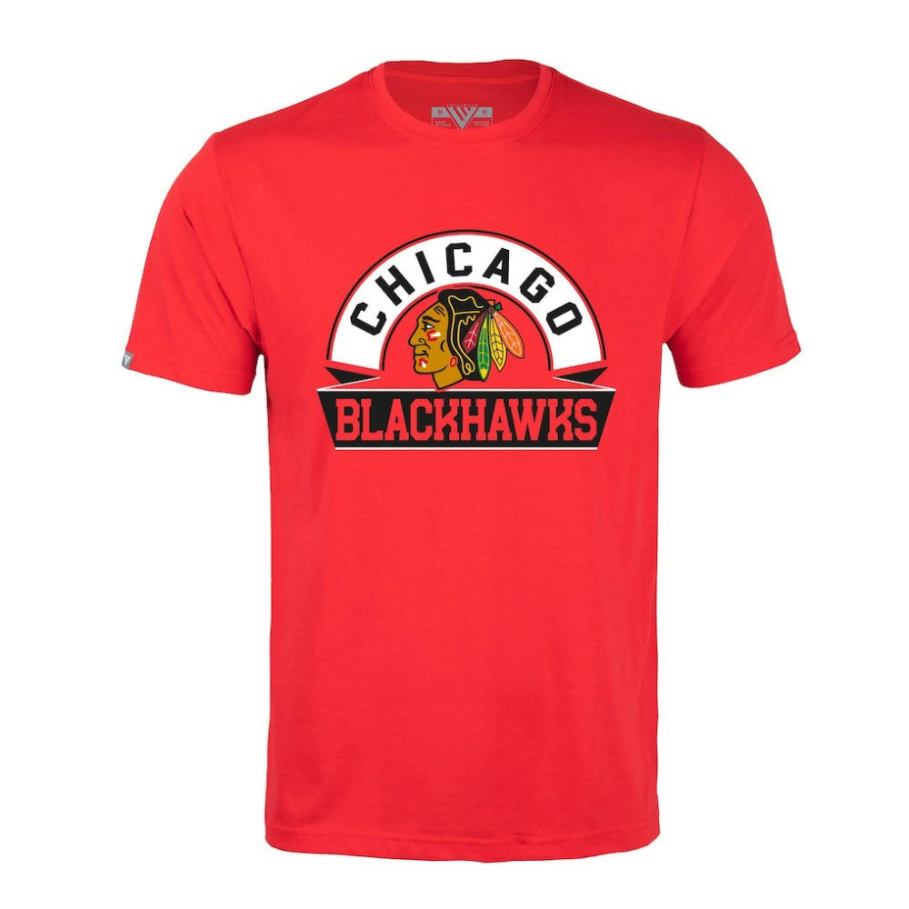 Chicago Blackhawks Levelwear Richmond Banner Arch T-Shirt -  NHL T-shirts