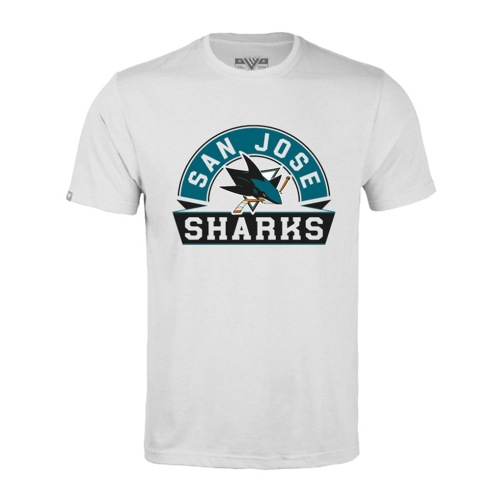 San Jose Sharks Levelwear Richmond Banner Arch T-Shirt -  NHL T-shirts