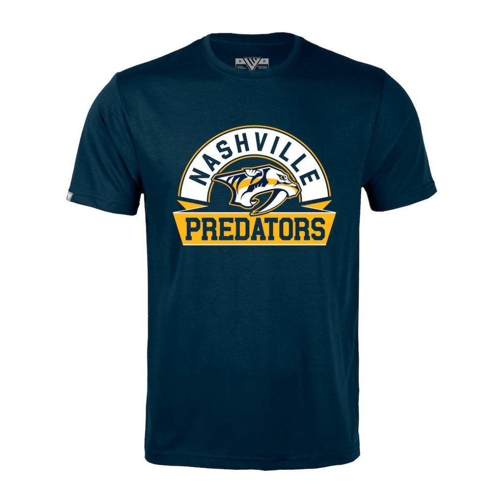 Nashville Predators Levelwear Richmond Banner Arch T-Shirt -  NHL T-shirts