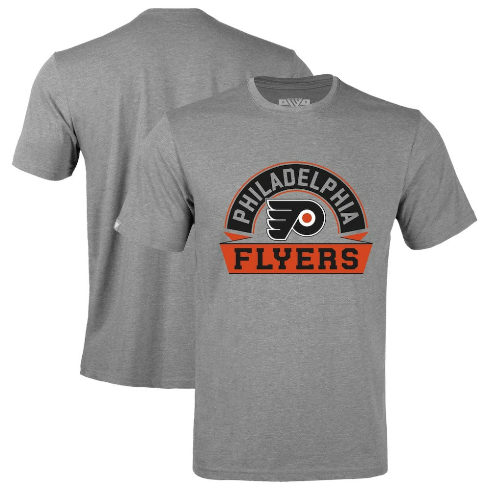 Philadelphia Flyers Levelwear Richmond Banner Arch T-Shirt -  NHL T-shirts