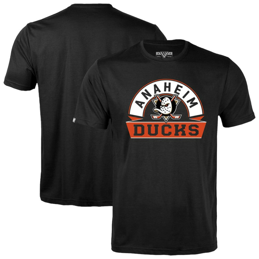 Anaheim Ducks Levelwear Richmond Banner Arch T-Shirt -  NHL T-shirts