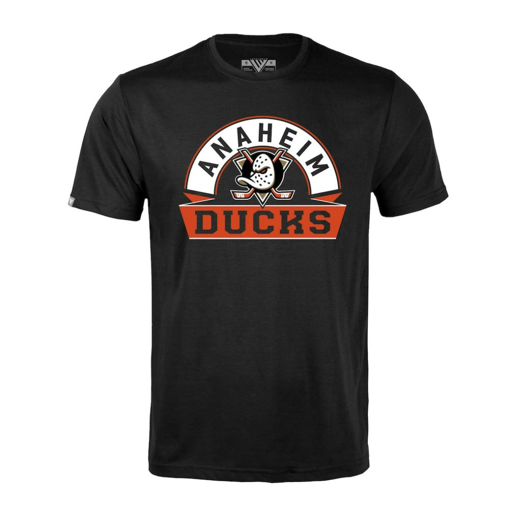 Anaheim Ducks Levelwear Richmond Banner Arch T-Shirt -  NHL T-shirts