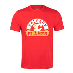 Calgary Flames Levelwear Richmond Banner Arch T-Shirt -  NHL T-shirts