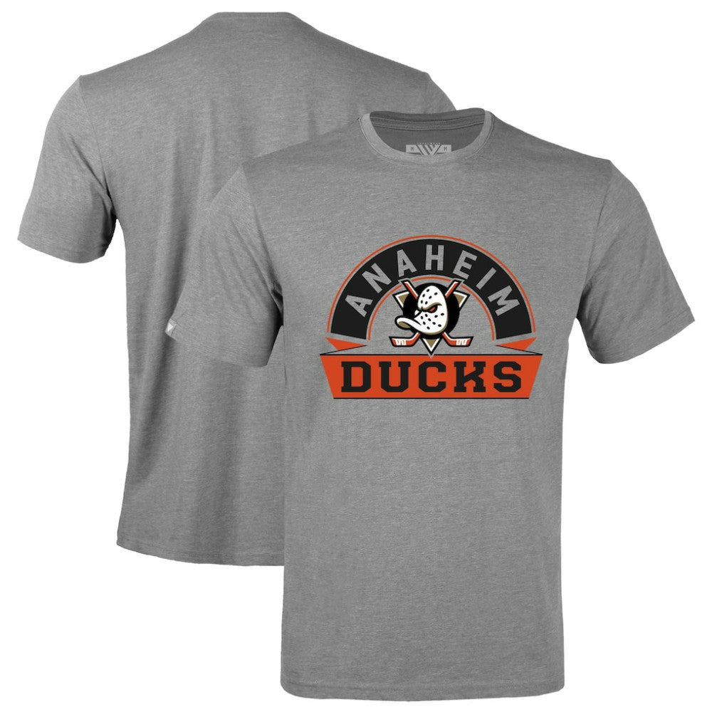 Anaheim Ducks Levelwear Richmond Banner Arch T-Shirt -  NHL T-shirts