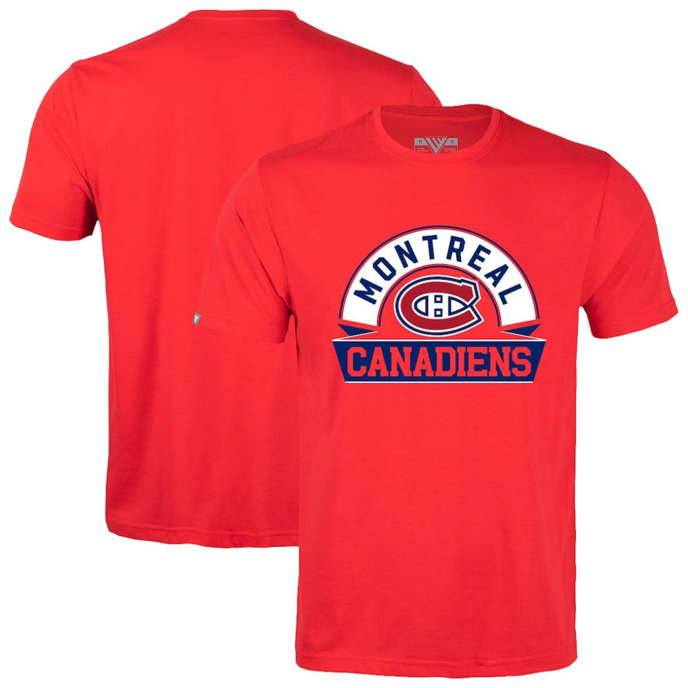 Montreal Canadiens Levelwear Richmond Banner Arch T-Shirt -  NHL T-shirts