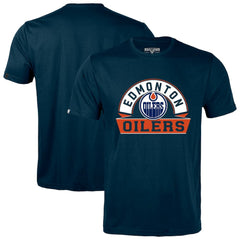Edmonton Oilers Levelwear Richmond Banner Arch T-Shirt -  NHL T-shirts