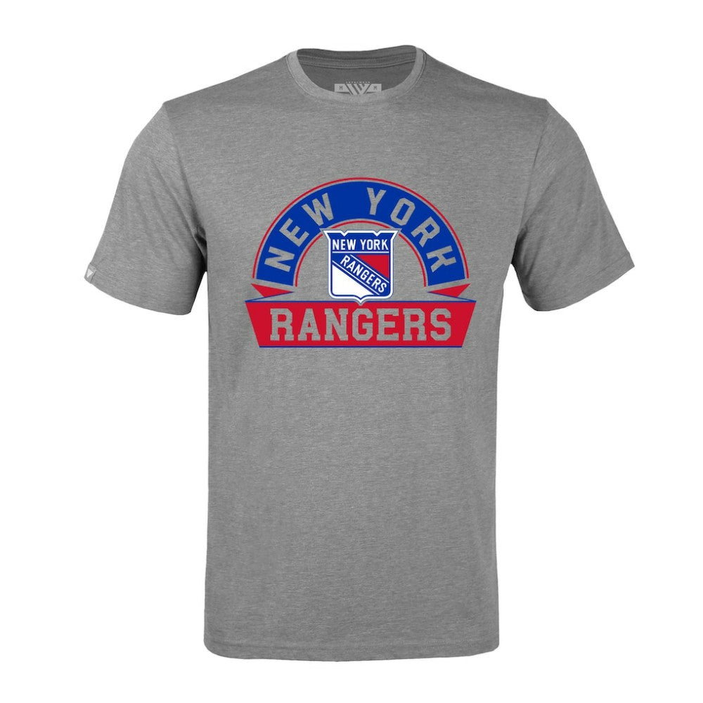 New York Rangers Levelwear Richmond Banner Arch T-Shirt -  NHL T-shirts