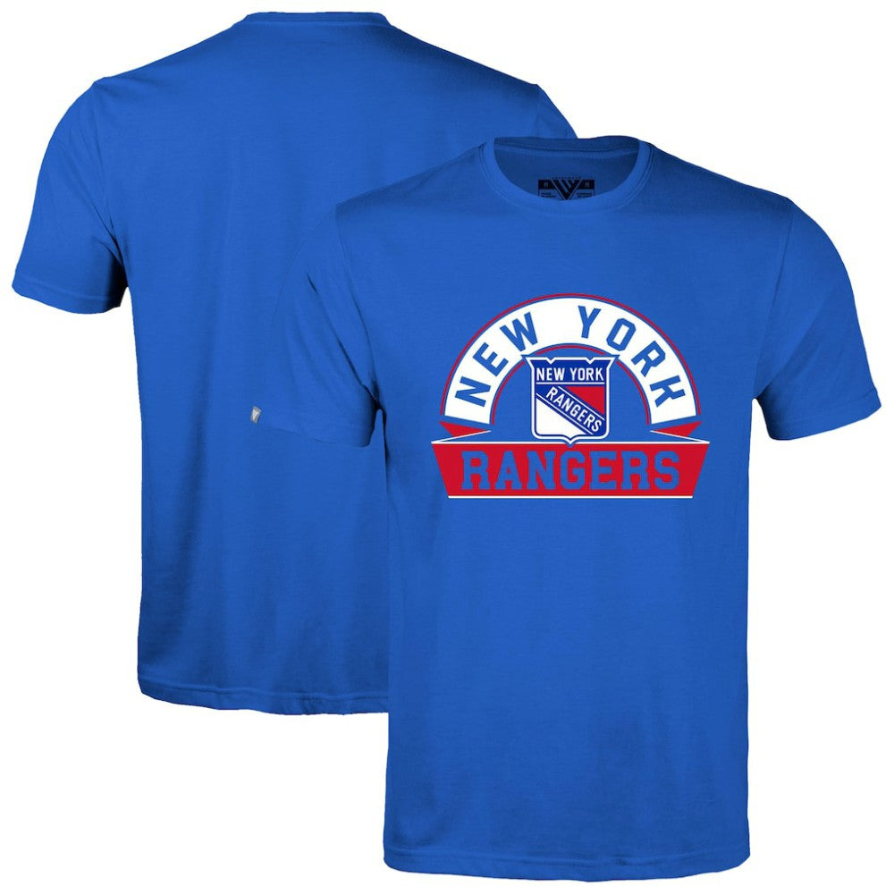 New York Rangers Levelwear Richmond Banner Arch T-Shirt -  NHL T-shirts