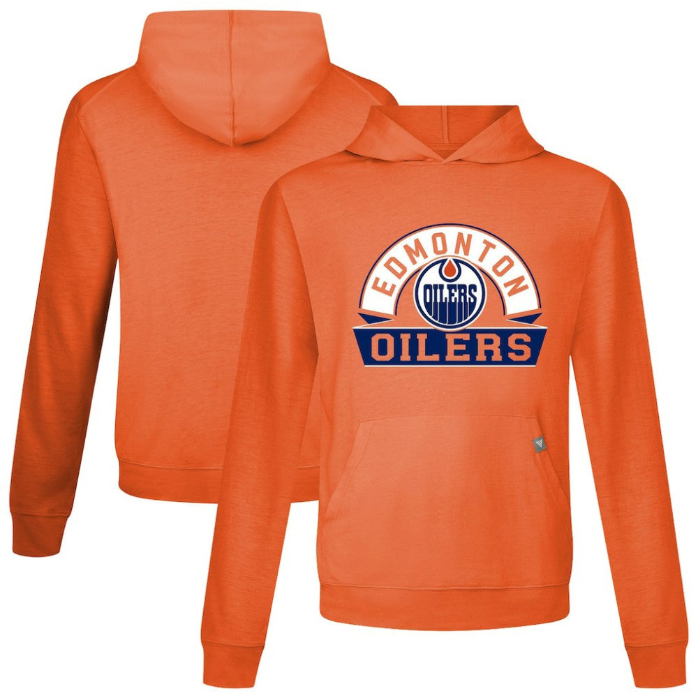 Edmonton Oilers Levelwear Relay Banner Arch Pullover Hoodie -  NHL Hoodies