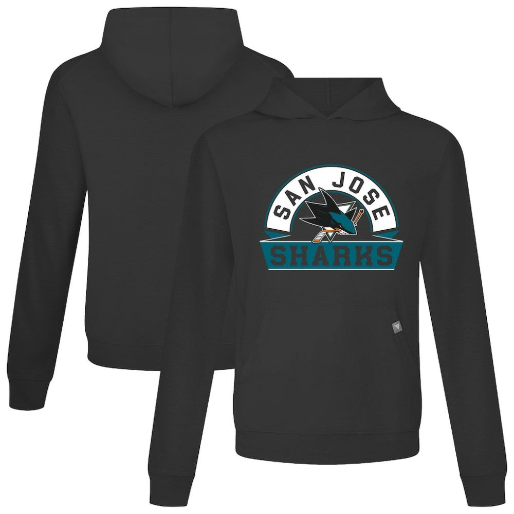 San Jose Sharks Levelwear Relay Banner Arch Pullover Hoodie -  NHL Hoodies